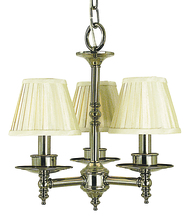 Framburg 2518 SBR - 3-Light Siena Bronze Sheraton Mini Chandelier