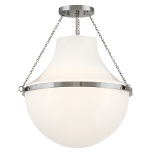Hinkley 46893PN - Medium Semi-Flush Mount