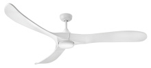 Hinkley 903872FWW-LDD - Swell Illuminated 72" LED Smart Fan