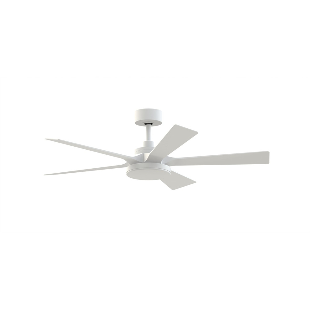 TorchAire 52 inch Indoor/Outdoor Ceiling Fan with LED CCT Select Light Kit - Matte White