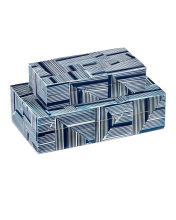 Currey 1200-0512 - Cade Blue Box Set of 2