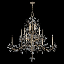 Fine Art Handcrafted Lighting 771240ST - Crystal Laurel 75"W Round Chandelier